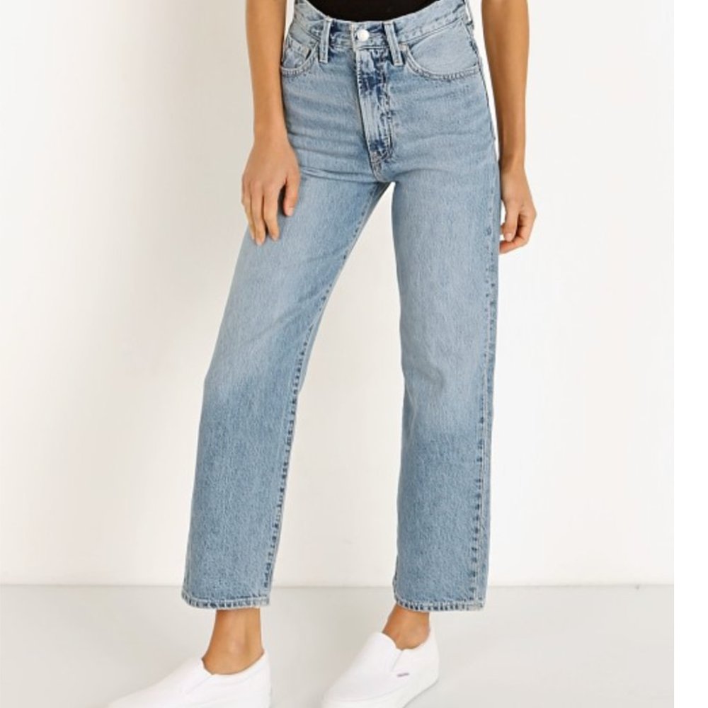 Levi's Ribcage Straight Ankle Jeans - Moonstone Hemp - 27